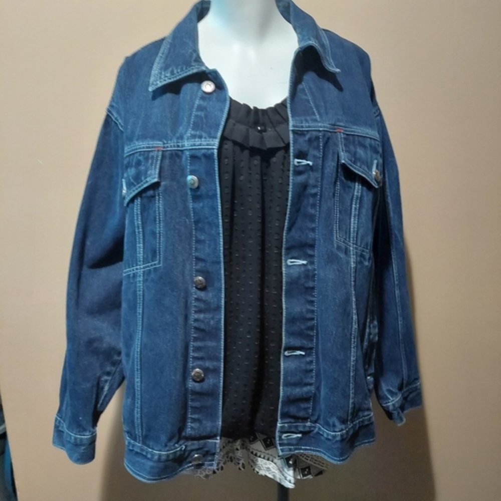 Men's Southpole Blue Jean Jacket Medium